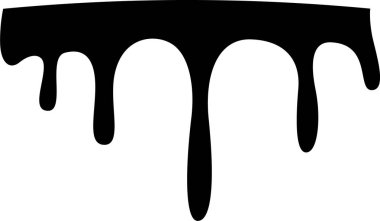 A mass of thick black liquid overflowing and spreading outward.