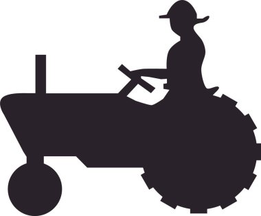 Traffic sign indicating tractors or rural vehicles are allowed.
