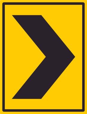 Sürücülere yolun ikiye ayrıldığını bildir..