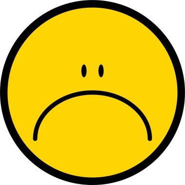 Siyah çizgili sarı dairesel bir yüz. Huysuz bir ifade var. Küçük, daracık gözleri var..