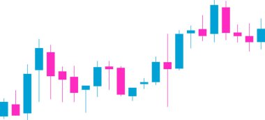 Candlestick grafik küçük resmi yukarı doğru hareket sunar ve sabit bir fiyat eylem aralığı içinde yatay konsolidasyon takip eder.