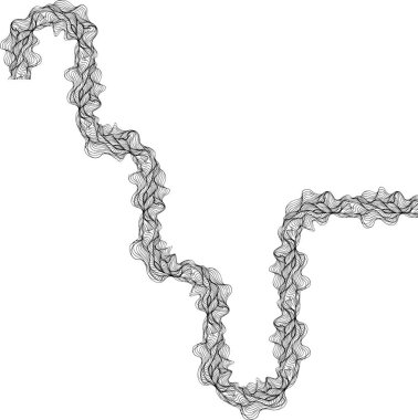 Sürekli akan yollar ve yapısal yinelemelerle tanımlanan uzun labirent yapılandırması.