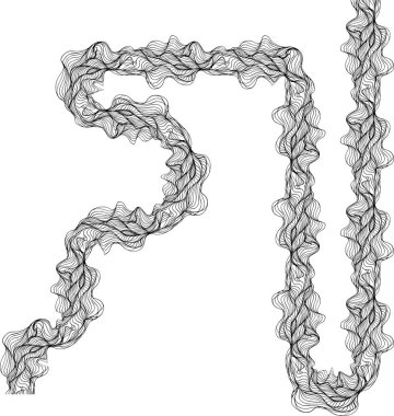 Devamlı akan çizgilerle tanımlanan yuvarlak düzensiz yol organik yönlü hareket oluşturur.