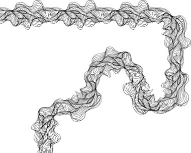 Yuvarlak dalga formu düz akış çizgisi hareketi ve eğimli süreklilik ile tanımlanır.