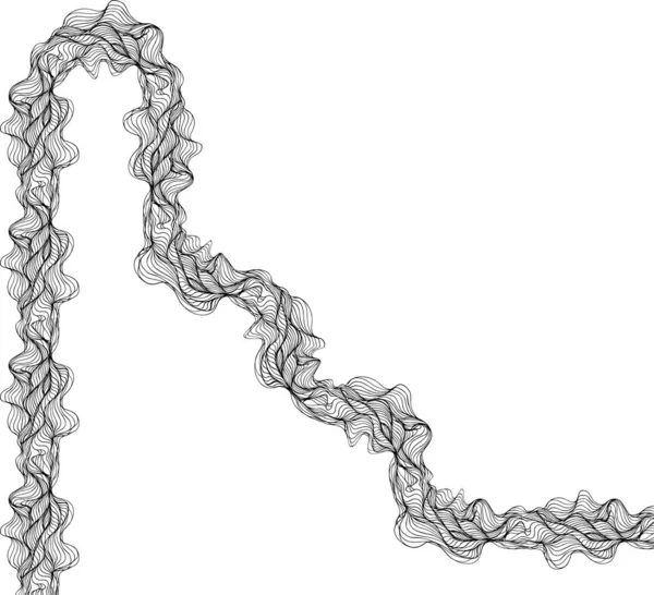 Çapraz labirent yapısı akış çizgileriyle oluşturulan uzun zigzag yolları.