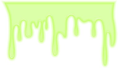 Kalın zehirli sıvı kütlesi yuvarlak küre şeklini alır..