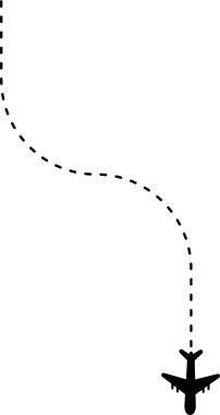 Belirli bir yön ve şekle sahip eğri çizgi yolu bir düzlemle bitiyor..