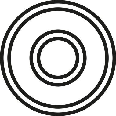 İki küçük çift eşmerkezli daire..