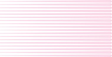 18 paralel hat eşit aralıklarla, yapılandırılmış ve yayılan görsel efekt oluşturur..