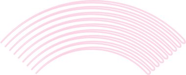 Eşit aralıklarla aralıklı neon paralel çizgiler.