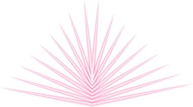 Radyasyona maruz kalmış bir dizi neon hat çarpıcı ve parlak bir etki yaratır..