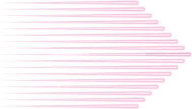 Paralel neon hatları ucu sivri ok benzeri bir şekil oluşturur..