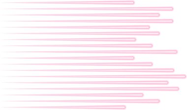 Bir ucu düz diğeri düzensiz bir şekil oluşturan ince ve kalın başlayan paralel hatlar..