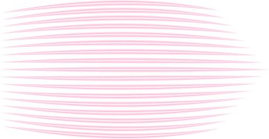 Yavaş yavaş genişleyen ve şişirilmiş görünmesini sağlayan kalın paralel hatlar..