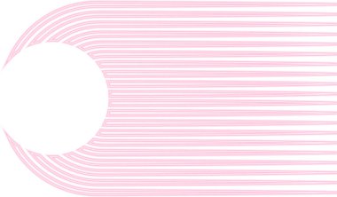 Yuvarlak, dairesel bir düzenle kalınlaşan ve biten kısa paralel çizgiler..