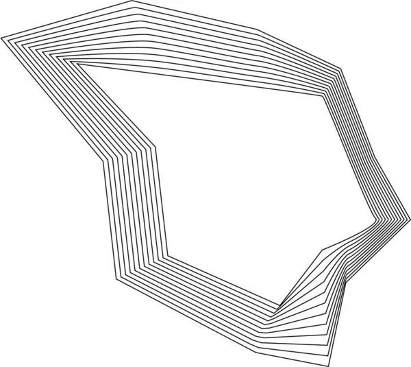 Düzensiz açısal düzensiz hatlarla dinamik doğrusal desen oluşturan, keskin kenarlı kare şekilli,.