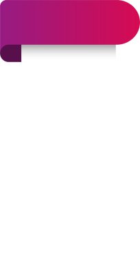 Yuvarlak köşeleri, eğimli rengi, içi boş beyaz dikdörtgeni ve bilgi grafikleri için gölgesi olan üç boyutlu bir kurdele ögesi.