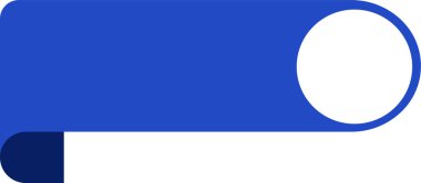 Yuvarlak kenarlı 3D dikdörtgen etiket kurdelesi ve bilgi grafikleri için oyuk dairesel kesit.