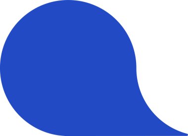 Infografik düzenler ve grafik tasarımlar için katı dolgu içeren basit bir balon şekilli dairesel etiket.