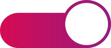 Yuvarlak kenarlı dikdörtgen bir bilgi ögesi, geniş dairesel birleşme ve grafik diyagramları için gradyan dolgusu.