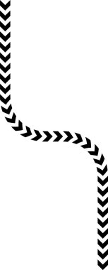 Pürüzsüz bir eğri oluşturan grafik çizgi.