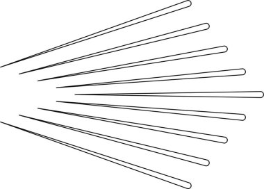 Değişen kalınlığa sahip yüksek radyasyonlu çizgiler dinamik kontrastlı ve yayılan enerjili bir model oluşturur..