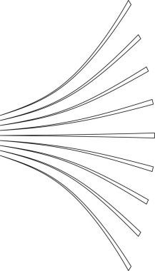Yüksek radyasyonlu çizgiler, tutarlı enerji dağılımı ile yayılan bir geometrik desen oluşturur..