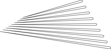 Radyasyon etkisine sahip paralel çizgiler dinamik ve enerjik bir geometrik tasarım yaratır.