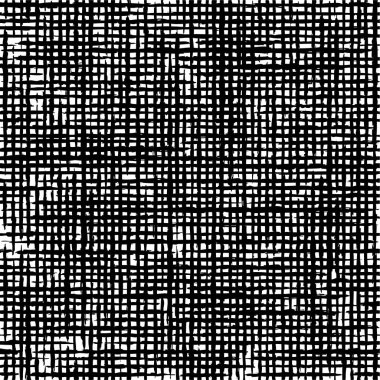 Yoğun çapraz hatlar tutarlı açısal kesişimlerle birbirine geçmiş geometrik ızgara oluşturur.