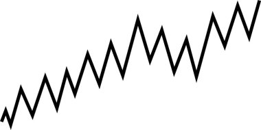 Veri değerlerinde genel bir artış eğilimine sahip işletmeye yönelik çizgi grafiği.