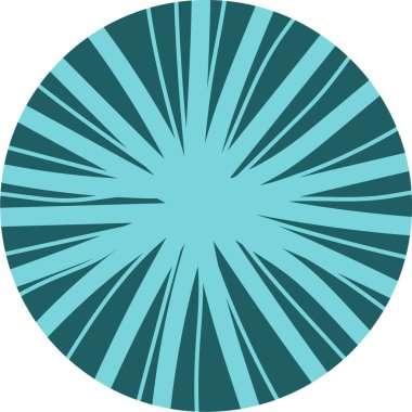 Merkezden yayılan el yapımı düz çizgileri olan dairesel grafikler radyal desen oluşturuyor..