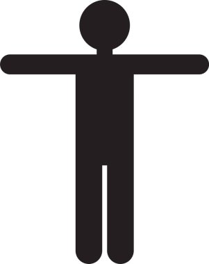 Kolları iki yana doğru gerilmiş kişi, misafirperver ve anlamlı bir duruşu simgeliyor..