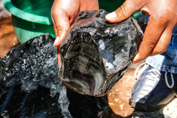 Descubrimiento arqueológico de la piedra Fotos de stock libres de derechos