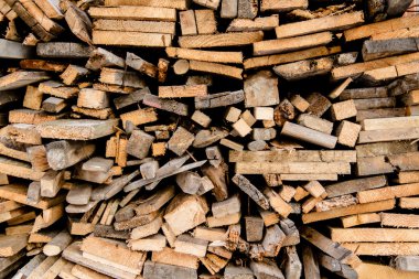 Background with firewood clipart