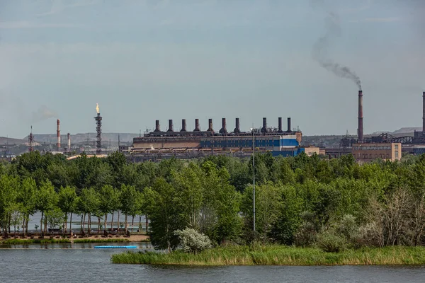 Magnitogorsk Ijzer Staalfabrieken — Stockfoto