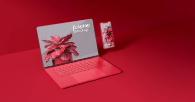 Dizüstü bilgisayarın 3d görüntülemesi