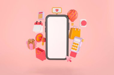 3D akıllı telefon ve online alışveriş