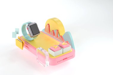 Akıllı telefon ve akıllı seğirmenin 3D görüntülemesi