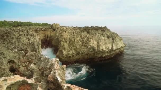 Oceán v Nusa Dua Waterblow — Stock video