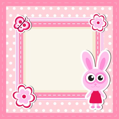 kartı, scrapbooking bebek hayvanlar