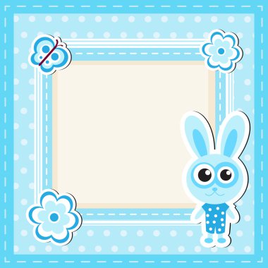 kartı, scrapbooking bebek hayvanlar