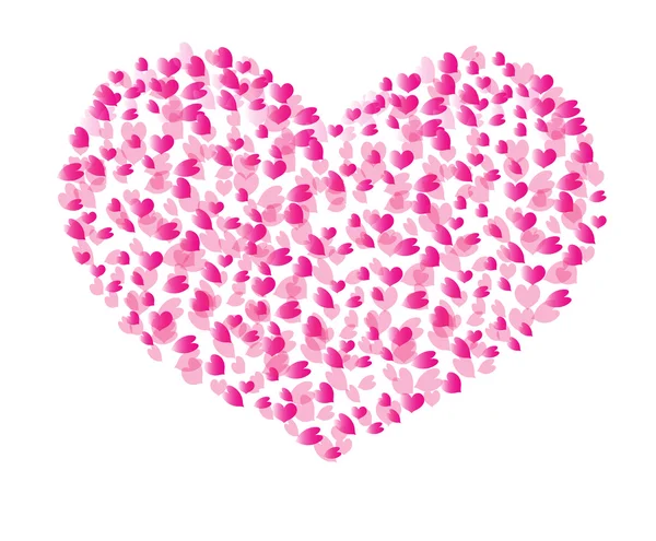 Serce szczęśliwy Valentine wektor dzień — Wektor stockowy