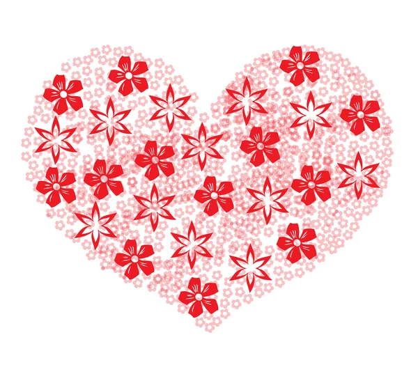 Serce szczęśliwy Valentine wektor dzień — Wektor stockowy