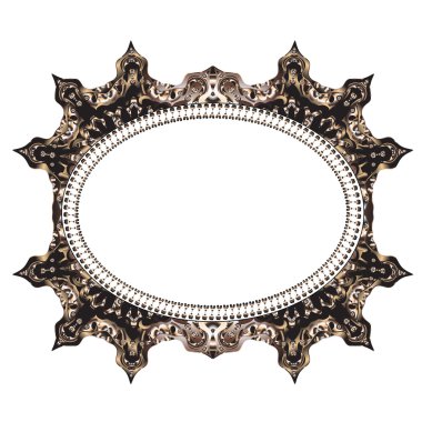 Çiçek mandala desen ve süs eşyaları ile Vintage kartları Çerçeve. Çerçeve oryantal tasarım şablonu. İslam, Arap, Hint tarzı. Metin için çerçeve. Vektör çizimi