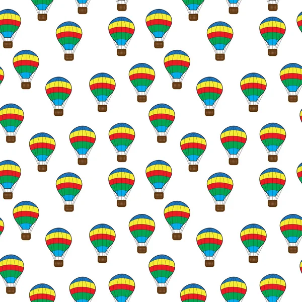 Luftballon nahtlose Textur, Ballon Hintergrund, Tapete. Vektorillustration — Stockvektor