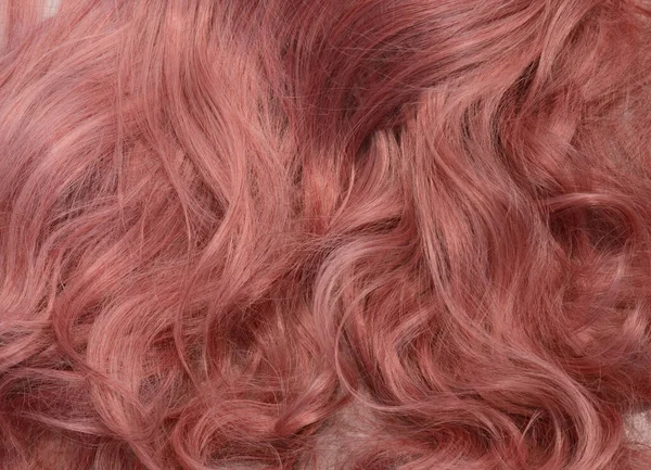 Capelli rosa rosso. Texture, sfondo — Foto Stock