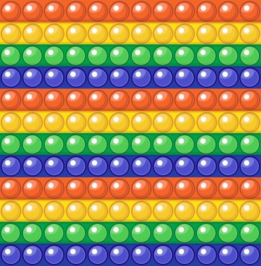 Popit renkli gökkuşağı pürüzsüz desen senli duyusal anti-stres oyuncağı Sonsuz doku izi arkaplanı