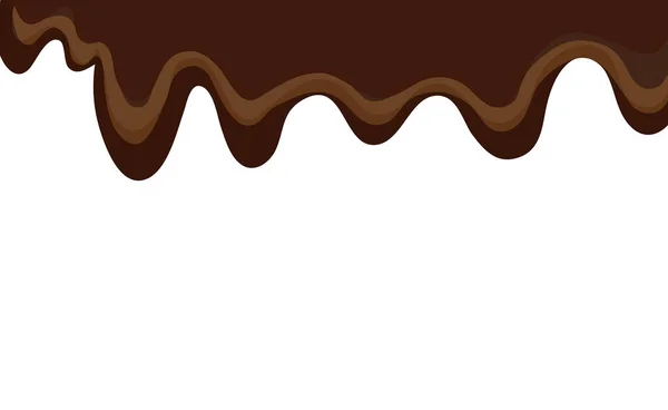 Кидання шоколаду ізольовано на білому. Векторна ілюстрація — стоковий вектор