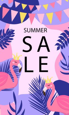 Hello summer. abstract background designs, summer sale template for your design. Creative contemporary aesthetic style. Vector illustration.
