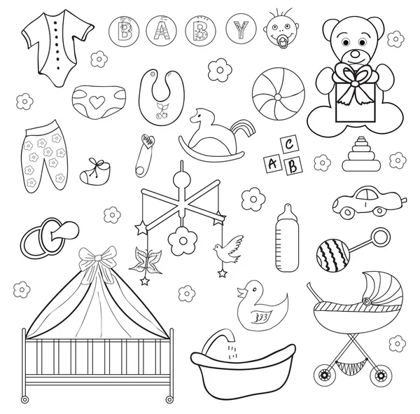 Kinderen set — Stockvector